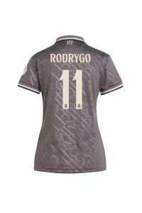 Fotbalové Dres Real Madrid Rodrygo Goes #11 Dámské Třetí Oblečení 2024-25 Krátký Rukáv